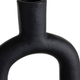 Raven Vase, Black-Accessories-High Fashion Home