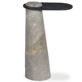 Raz End Table, Gunmetal Aluminum by Four Hands-Furniture - Accent Tables-High Fashion Home