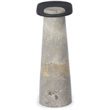 Raz End Table, Gunmetal Aluminum by Four Hands-Furniture - Accent Tables-High Fashion Home