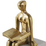 Reading Bookends, Gold-Accessories-High Fashion Home