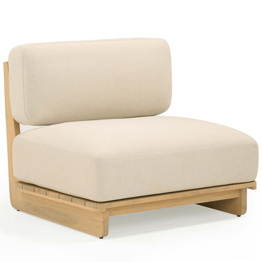 Reavan Outdoor Lounge Chair, Cream-Furniture - Outdoor-High Fashion Home