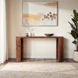 Reclaimed Wood Console Table, Natural