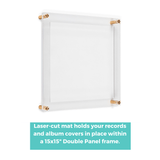 Set of 9 Record Frames Wallscape-Frames-High Fashion Home