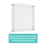 Set of 9 Record Frames Wallscape-Frames-High Fashion Home