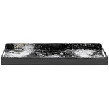 Rectangular Trays, Black/White, Set of 3-Accessories-High Fashion Home