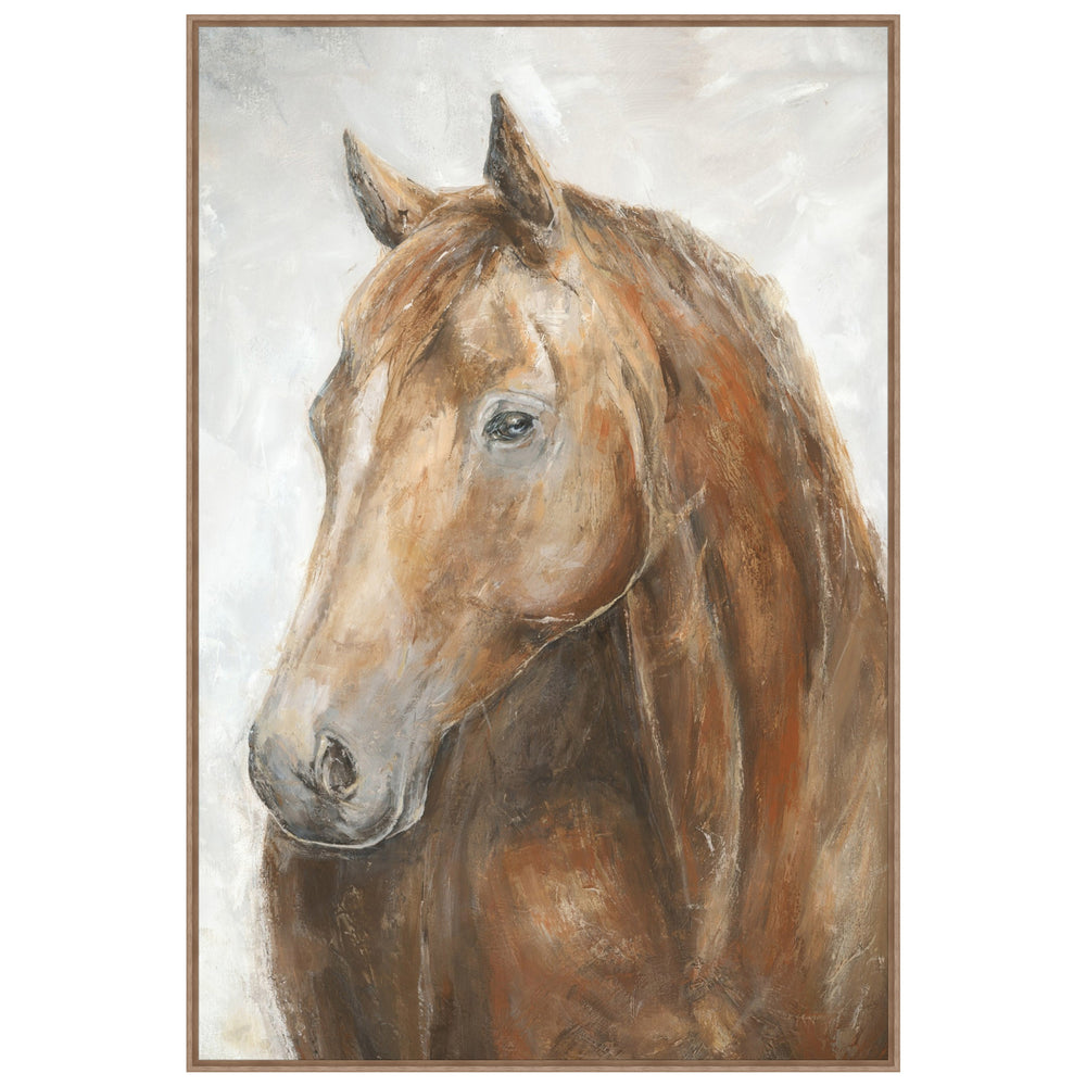 Red Stallion Framed