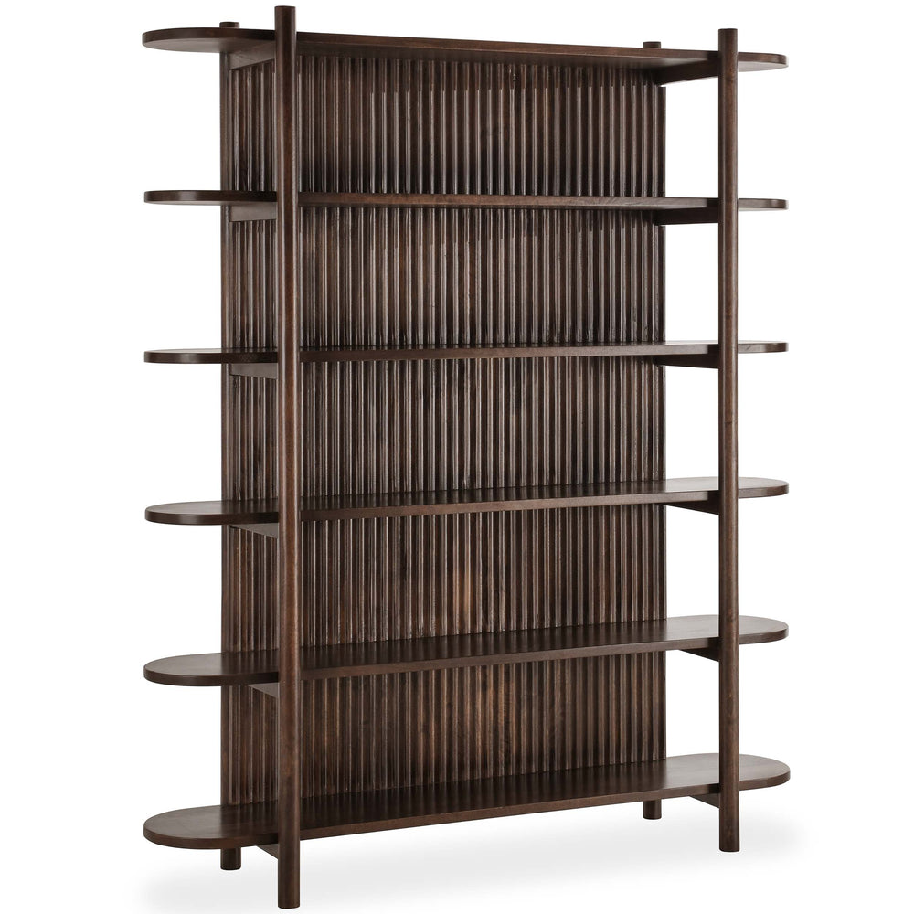 Redford Bookcase, Bark Brown
