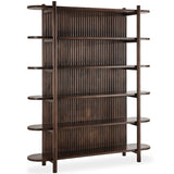 Redford Bookcase, Bark Brown