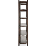 Redford Bookcase, Bark Brown