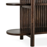 Redford Bookcase, Bark Brown