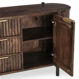 Redford Cabinet, Bark Brown-Furniture - Storage-High Fashion Home
