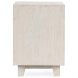 Reece 2 Drawer Nightstand, Seasheell White-Furniture - Bedroom-High Fashion Home