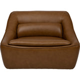 Reece Swivel Chair, Boston Camel