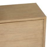 Reese 3 Door Sideboard, Natural-Furniture - Storage-High Fashion Home