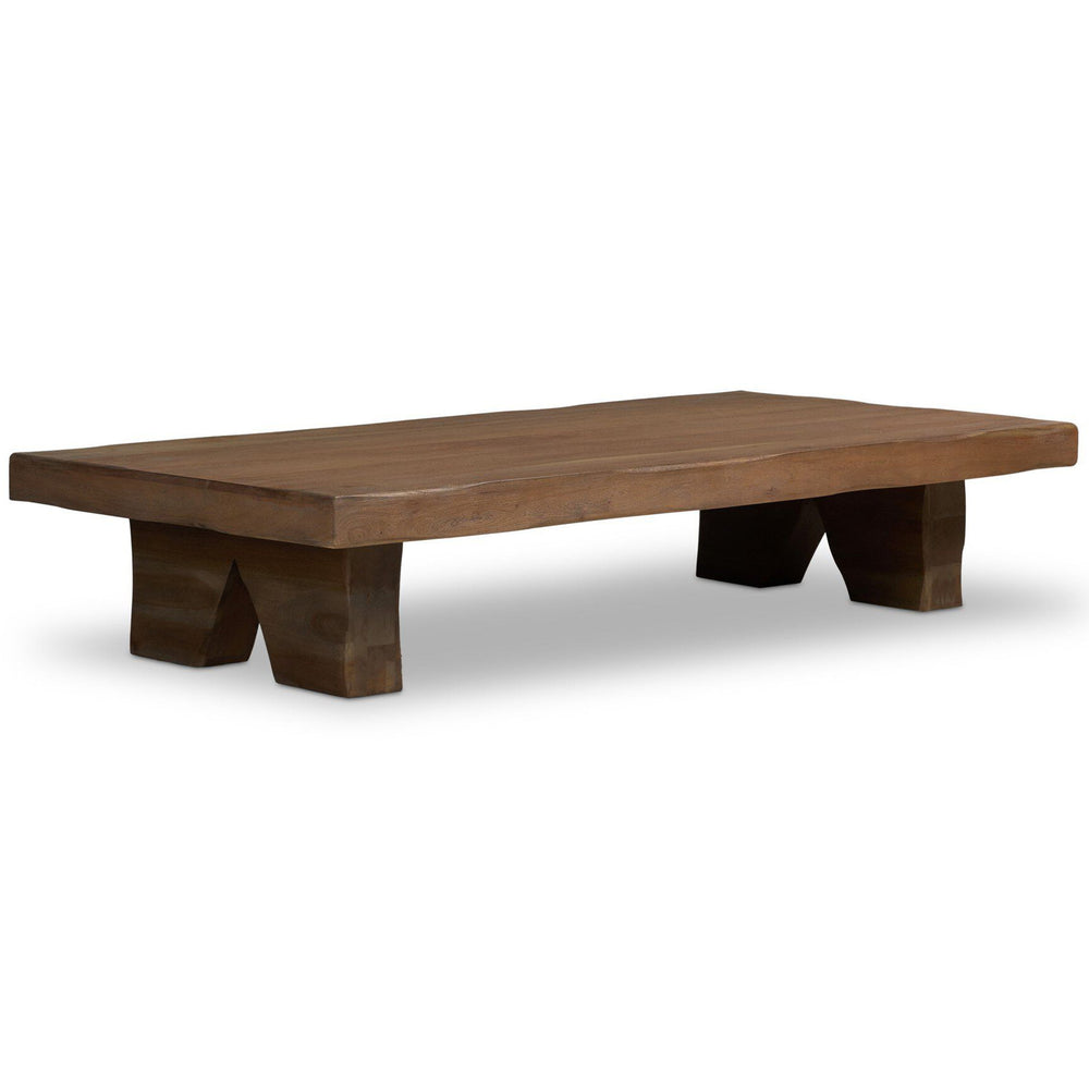 Reid Coffee Table, Medium Brown by Four Hands-Furniture - Accent Tables-High Fashion Home
