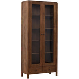 Reiko Cabinet, Brown-Furniture - Storage-High Fashion Home