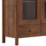 Reiko Cabinet, Brown-Furniture - Storage-High Fashion Home