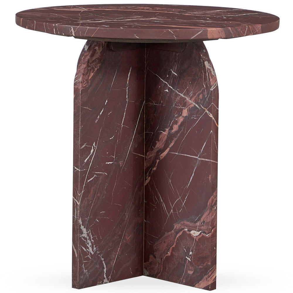 Reilly Accent Table, Merlot