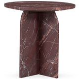 Reilly Accent Table, Merlot