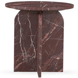 Reilly Accent Table, Merlot