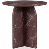 Reilly Accent Table, Merlot