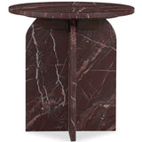Reilly Accent Table, Merlot