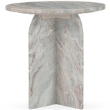 Reilly Accent Table, Rusty Gray