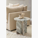 Reilly Accent Table, Rusty Gray