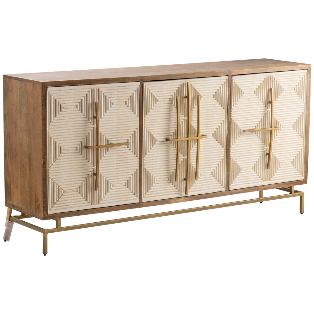 Rembrandt Sideboard, Beige-Furniture - Storage-High Fashion Home