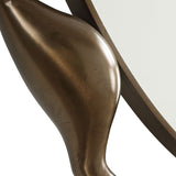 Remolino Round Mirror, Brown