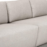 Remsen Outdoor 107" Sofa, Weathered Gray/Dove