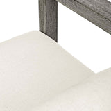 Remsen Outdoor 107" Sofa, Weathered Gray/Oyster