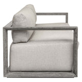 Remsen Outdoor 81" Sofa, Weathered Gray/Dove