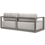 Remsen Outdoor 81" Sofa, Weathered Gray/Dove