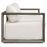 Remsen Outdoor 81" Sofa, Weathered Gray/Oyster