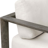 Remsen Outdoor 81" Sofa, Weathered Gray/Oyster