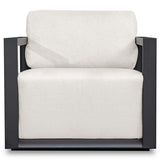 Remsen Outdoor Lounge Chair, Java Black/Oyster