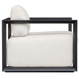 Remsen Outdoor Lounge Chair, Java Black/Oyster