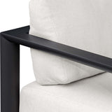 Remsen Outdoor Lounge Chair, Java Black/Oyster