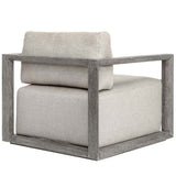 Remsen Outdoor Lounge Chair, Weathered Gray/Dove