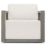 Remsen Outdoor Lounge Chair, Weathered Gray/Oyster