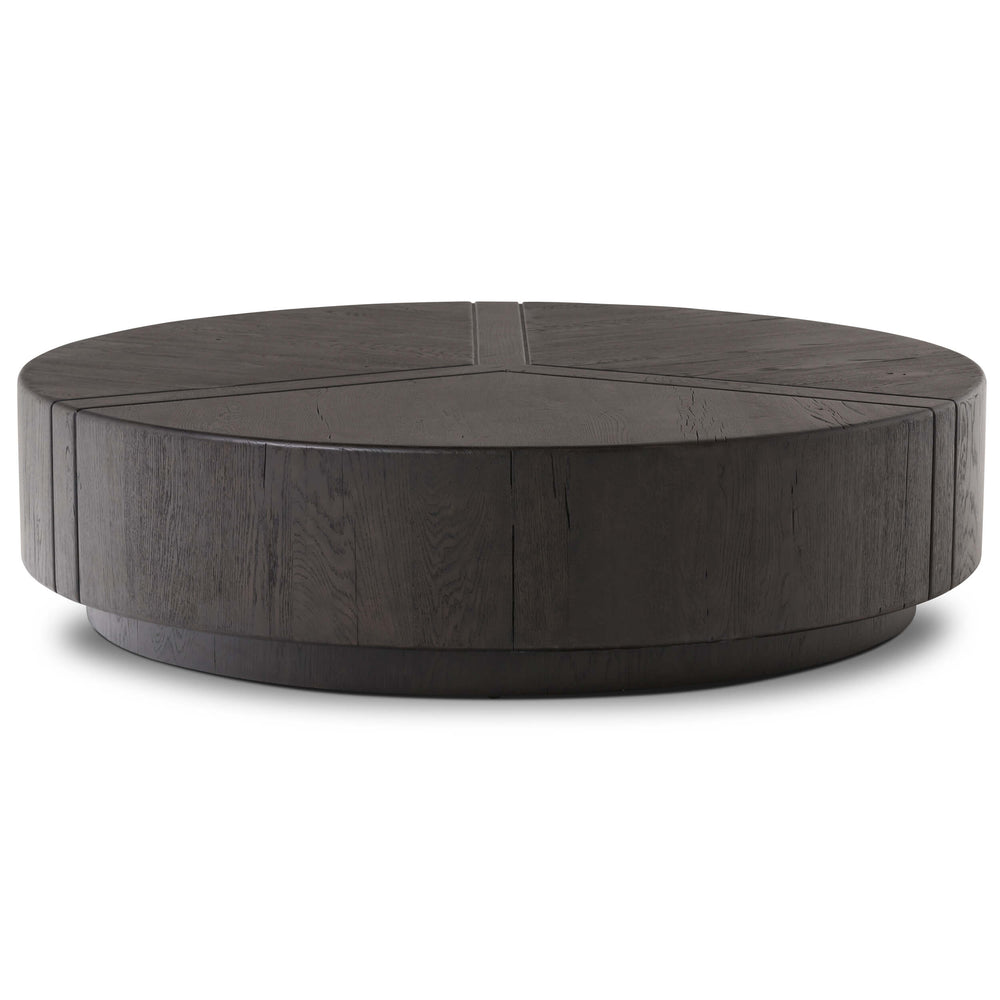 Renan Round Coffee Table, Dark Espresso by Four Hands