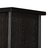 Renaud 3 Door Cabinet, Charcoal-Furniture - Storage-High Fashion Home