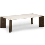 Restis Rectangular Coffee Table, Cream