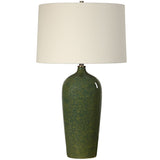 Reuben Table Lamp, Emerald Green-Lighting-High Fashion Home