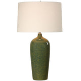 Reuben Table Lamp, Emerald Green-Lighting-High Fashion Home
