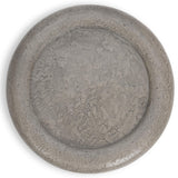 Reva Outdoor Round End Table, Dark Gray-Furniture - Outdoor-High Fashion Home