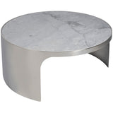 Revolve Large Nesting Table, Grey Carrea-Furniture - Accent Tables-High Fashion Home
