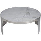 Revolve Large Nesting Table, Grey Carrea-Furniture - Accent Tables-High Fashion Home