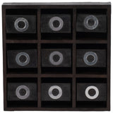 Revolving Tic Tac Toe, Black-Accessories-High Fashion Home
